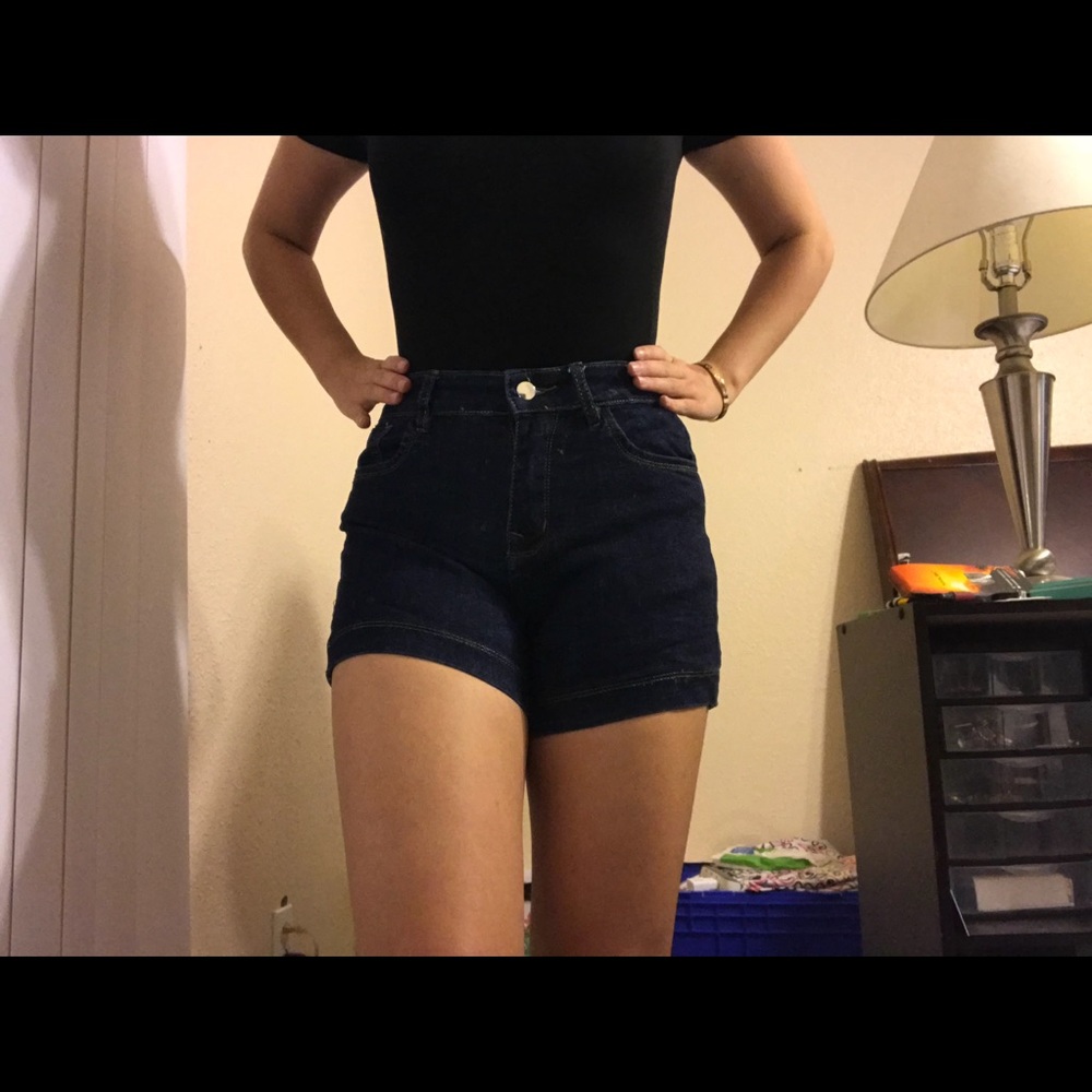 Blue shorts